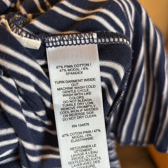 Vineyard Vines Striped Drawsting Jumpsuit XL - Picture 3 of 6